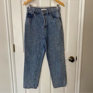 PACSUN High Rise Straight 27 Light Wash